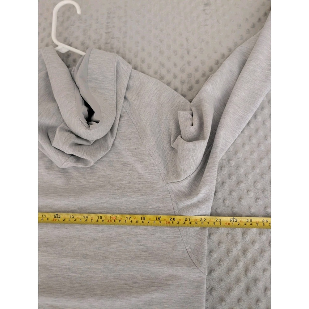 Lululemon City Sweat Full Zip Hoodie Men's Large Heathered Light Gray Jacket * - Picture 9 of 12